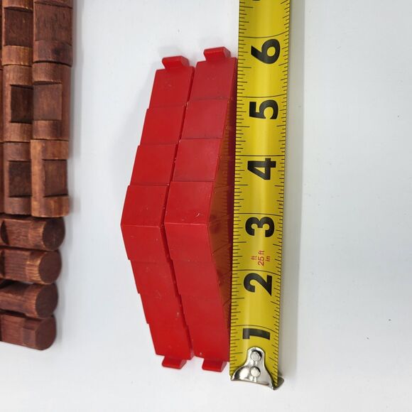 Lot of Vintage Lincoln Logs Parts Replacement Log Pieces Roof Trusses - Picture 9 of 15